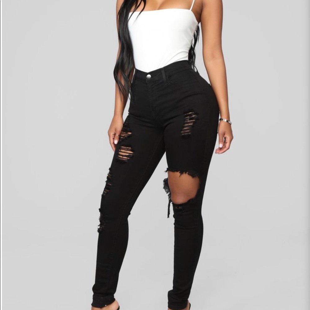 Fashion Nova Glistening Jeans